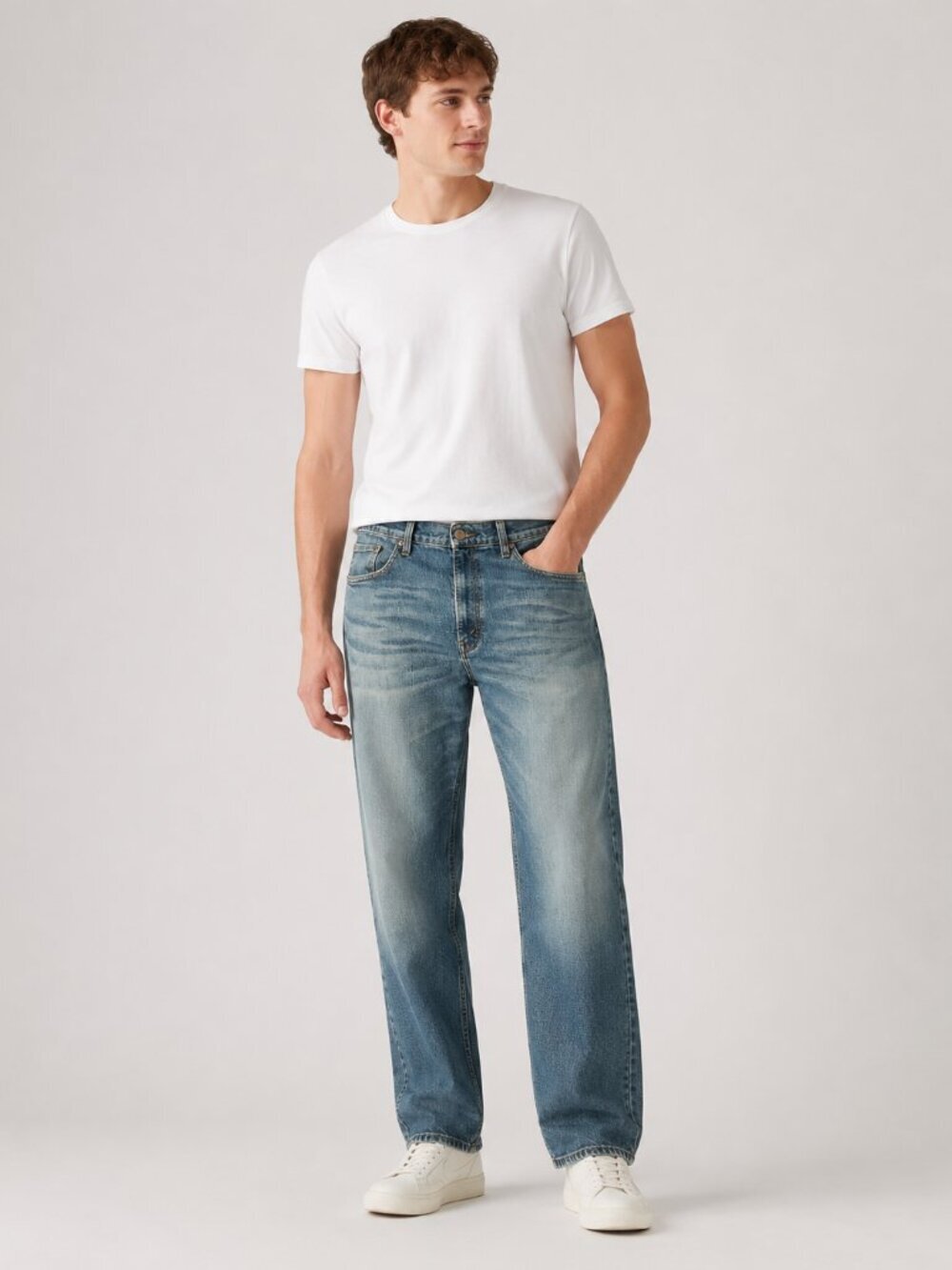 Levi Strauss Signature S61 Relaxed Jeans Men’s 40x32 Light Wash